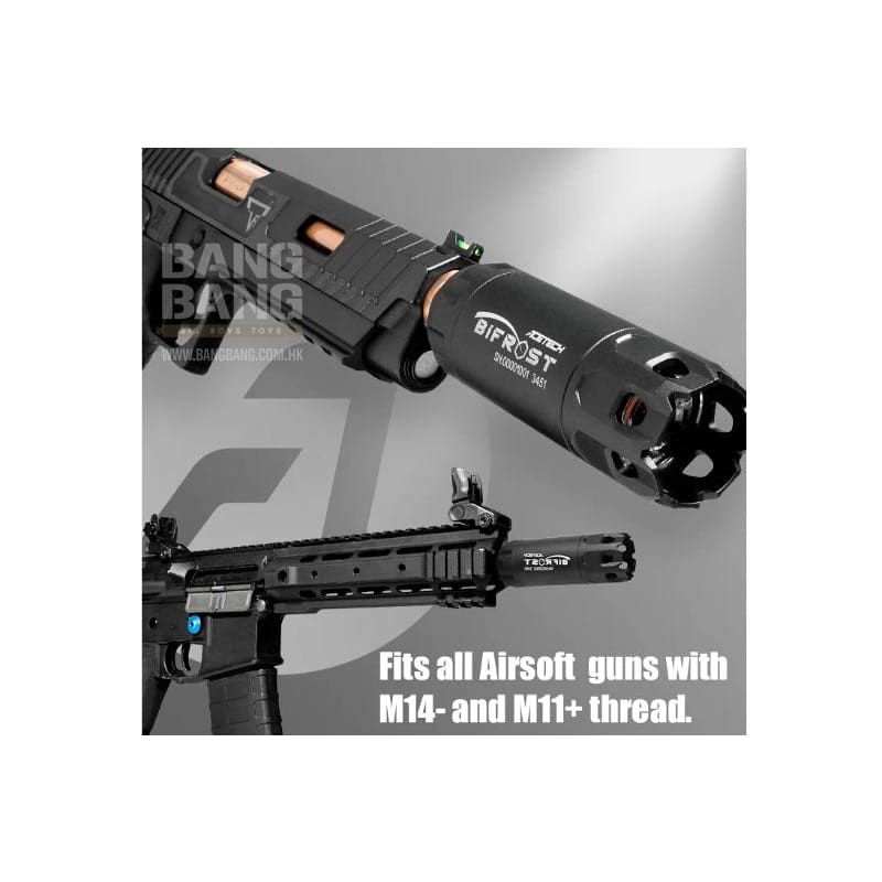 ACETECH Bifrost Tracer Unit (M14CCW) w/ Multi Color Flame Effect (RGB Rainbow) - BK - Bang Bang Airsoft