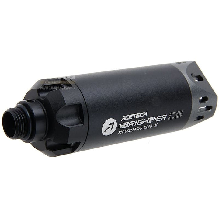 ACETECH Brighter CS Tracer Unit - Black/Gray (M14CCW) with M11 CW Adaptor & Micro USB Charging Cable - Bang Bang Airsoft