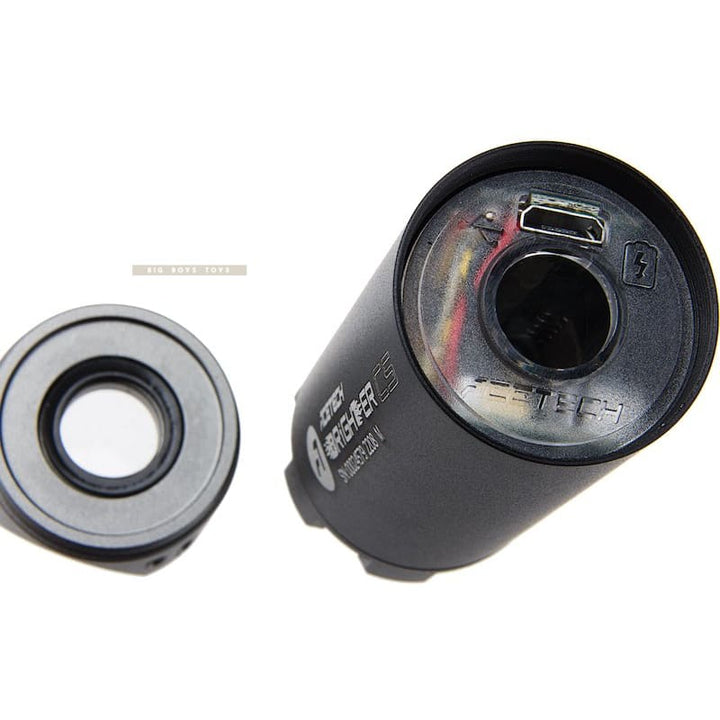ACETECH Brighter CS Tracer Unit - Black/Gray (M14CCW) with M11 CW Adaptor & Micro USB Charging Cable - Bang Bang Airsoft