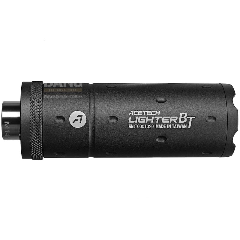 ACETECH Lighter BT Tracer Unit - Black (M14CCW) with M11 CW Adaptor & Micro USB charging cable - Bang Bang Airsoft