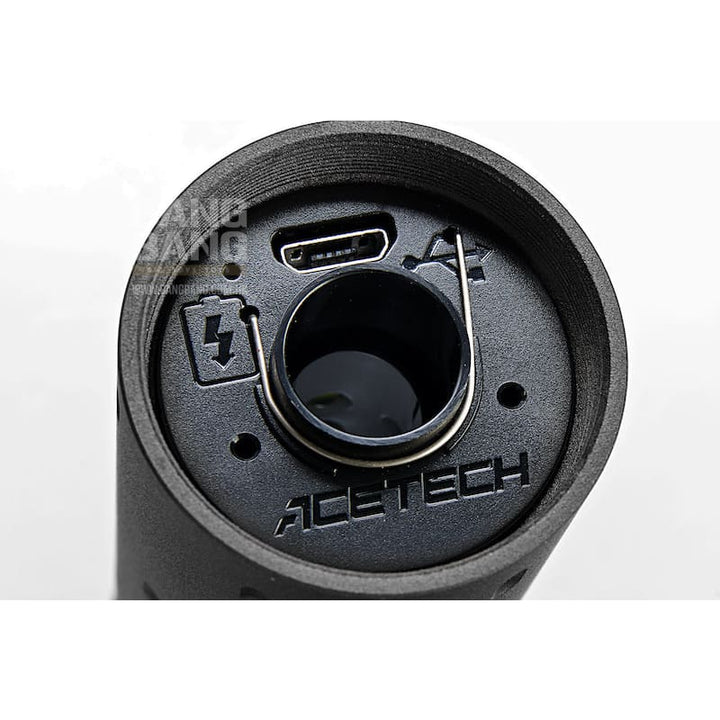 ACETECH Lighter BT Tracer Unit - Black (M14CCW) with M11 CW Adaptor & Micro USB charging cable - Bang Bang Airsoft