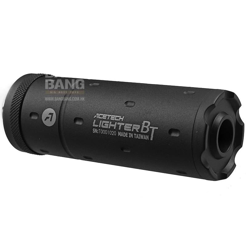 ACETECH Lighter BT Tracer Unit - Black (M14CCW) with M11 CW Adaptor & Micro USB charging cable - Bang Bang Airsoft