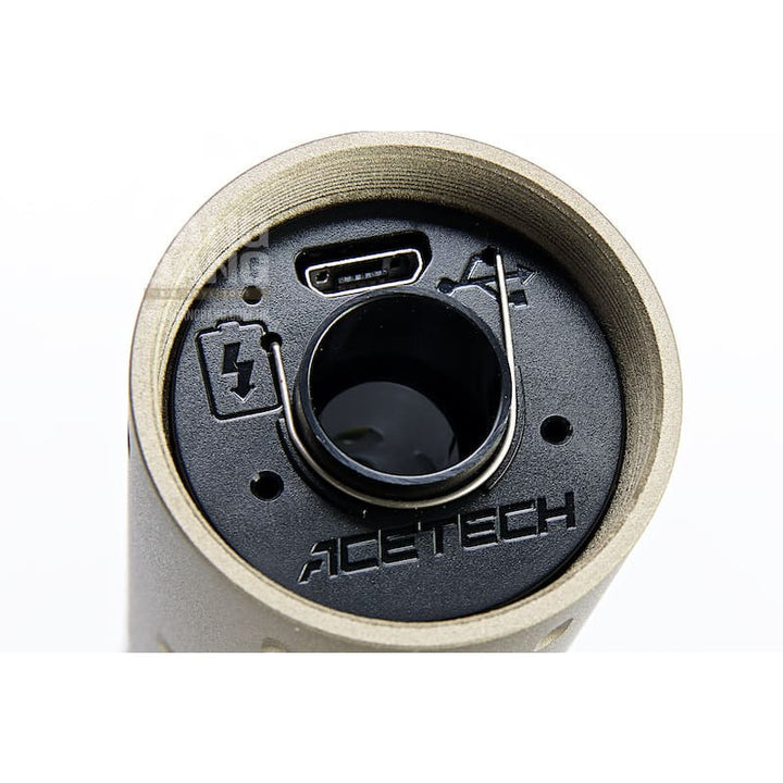 ACETECH Lighter BT Tracer Unit (M14CCW) with M11 CW Adaptor & Micro USB charging cable (Tan) - Bang Bang Airsoft