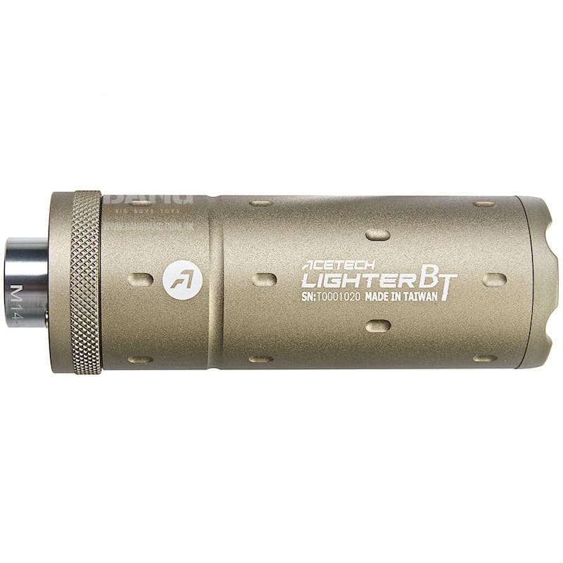 ACETECH Lighter BT Tracer Unit (M14CCW) with M11 CW Adaptor & Micro USB charging cable (Tan) - Bang Bang Airsoft