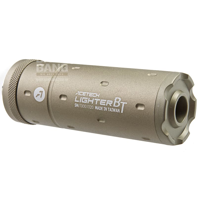ACETECH Lighter BT Tracer Unit (M14CCW) with M11 CW Adaptor & Micro USB charging cable (Tan) - Bang Bang Airsoft