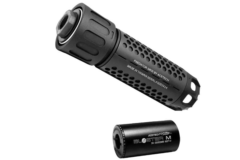 ACETECH Predator MKIII Tracer Suppressor Unit (M14CCW) w/ Blaster MS inside (Flame Effect) - Bang Bang Airsoft