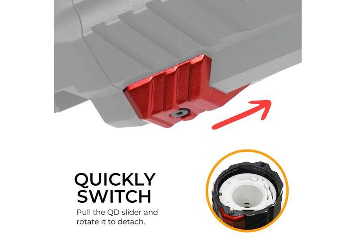 ACETECH Quark R Bifrost Tracer Unit (Design for 870 Shotgun Series) - Black - Bang Bang Airsoft