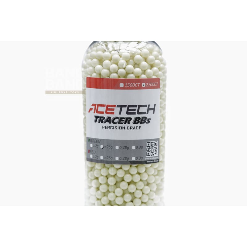 ACETECH TRACER 0.25g BBs 2700CT (Bottle) - Bang Bang Airsoft