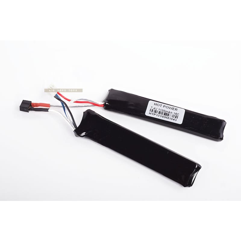 Action 7.4v 1100mAh Battery (Mini T - Plug) for Action SL - MK4 - Bang Bang Airsoft