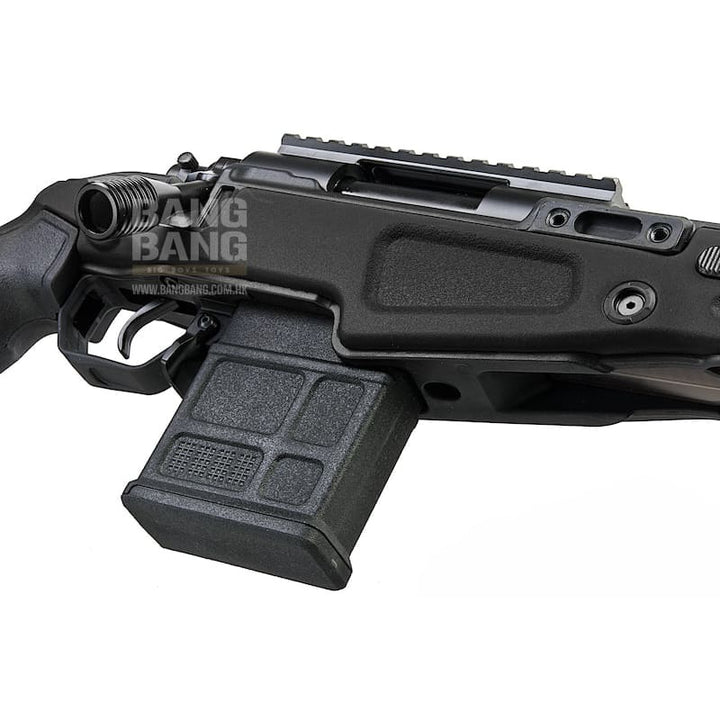 Action Army AAC T10 Spring Airsoft Rifle ( Black) - Bang Bang Airsoft