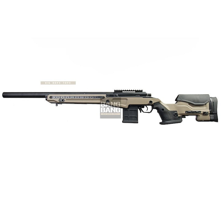 Action Army AAC T10 Spring Airsoft Rifle ( FDE) - Bang Bang Airsoft