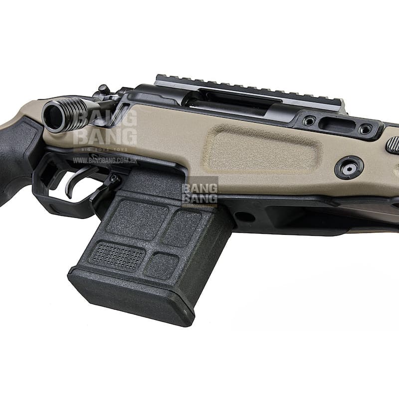 Action Army AAC T10 Spring Airsoft Rifle ( FDE) - Bang Bang Airsoft