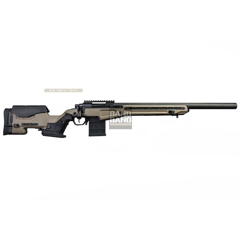 Action Army AAC T10 Spring Airsoft Rifle ( FDE) - Bang Bang Airsoft