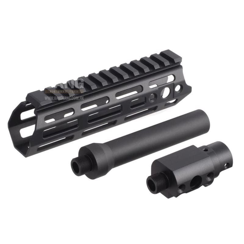 Action Army AAP 01 Aluminum Handguard - Black - Bang Bang Airsoft