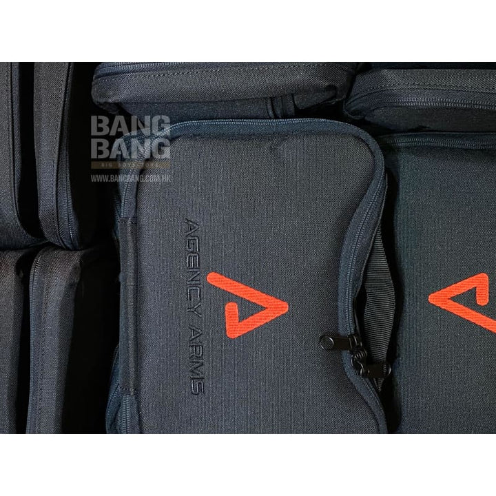 Agency arms pistol case with 2 agency arms patches pistol