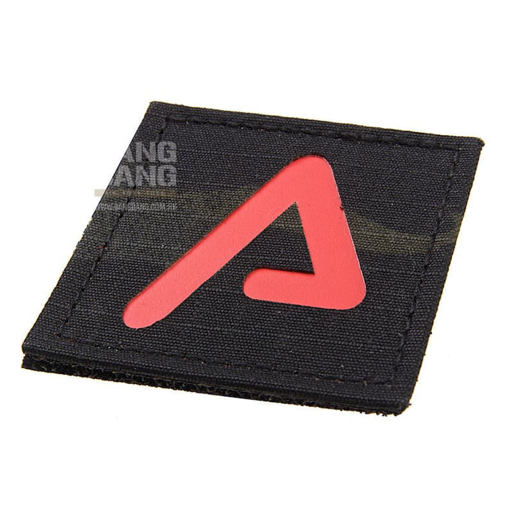 Agency Arms Premium Patches Multicam Black / Red 'A' - Bang Bang Airsoft