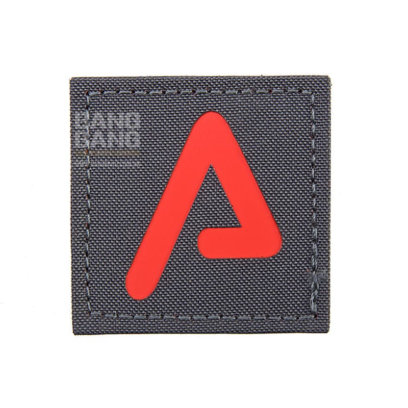 Agency Arms Premium Patches Wolf Grey / Red 'A' *** - Bang Bang Airsoft