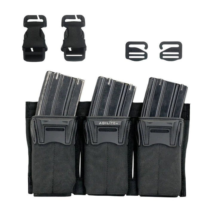 Agilite Pincer Placard Triple Magazine Pouch for M4 Type Magazine - Bang Bang Airsoft