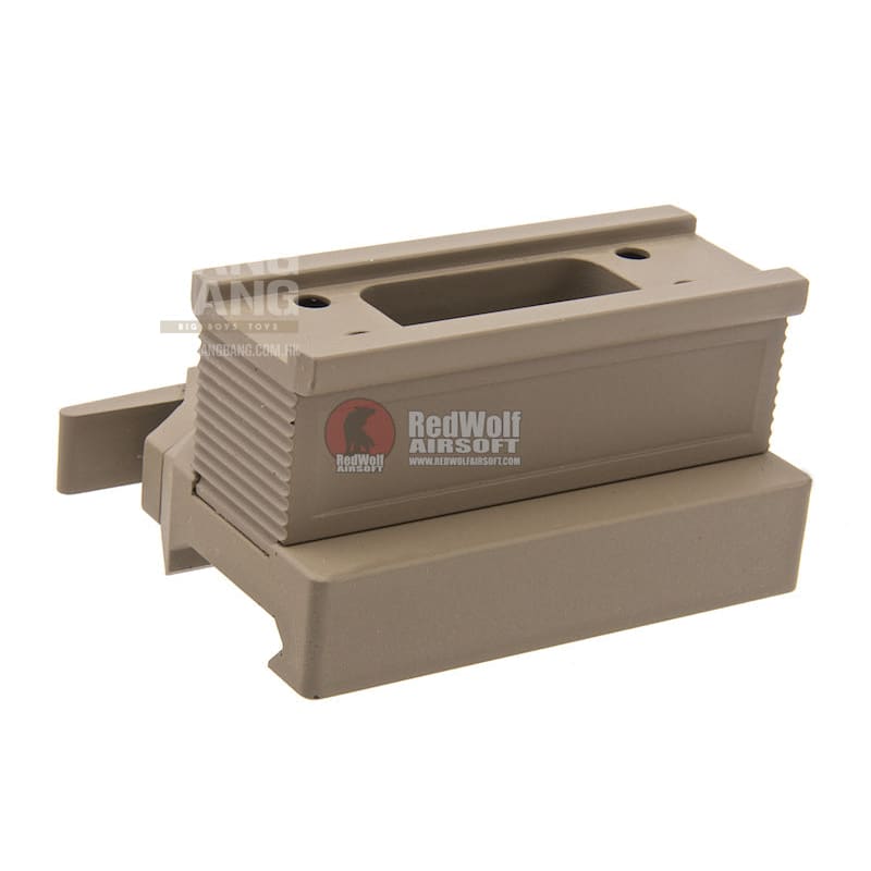 AIM BOBRO Style T1 QD Mount with Riser - DE - Bang Bang Airsoft