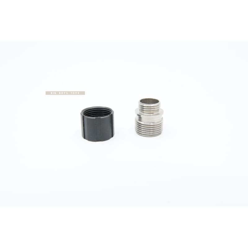 AIRSOFT ARTISAN STAINLESS STEEL MUZZLE ADAPTOR FOR WE PISTOL (11MM CW TO 14MM CCW) - Bang Bang Airsoft