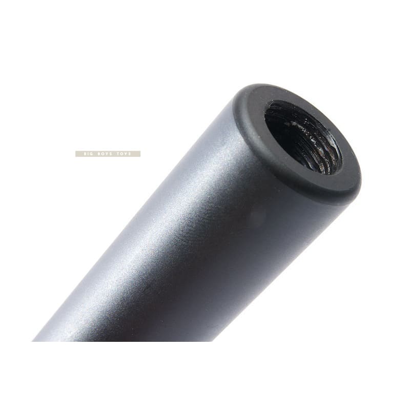 Airsoft Masterpiece .40 S&W Steel Threaded Fix Outer Barrel for Tokyo Marui Hi - Capa 5.1 GBB Pistol - Black - Bang Bang Airsoft