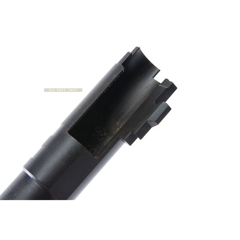 Airsoft Masterpiece .40 S&W Steel Threaded Fix Outer Barrel for Tokyo Marui Hi - Capa 5.1 GBB Pistol - Black - Bang Bang Airsoft