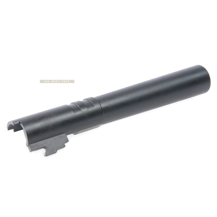 Airsoft Masterpiece .40 S&W Steel Threaded Fix Outer Barrel for Tokyo Marui Hi - Capa 5.1 GBB Pistol - Black - Bang Bang Airsoft