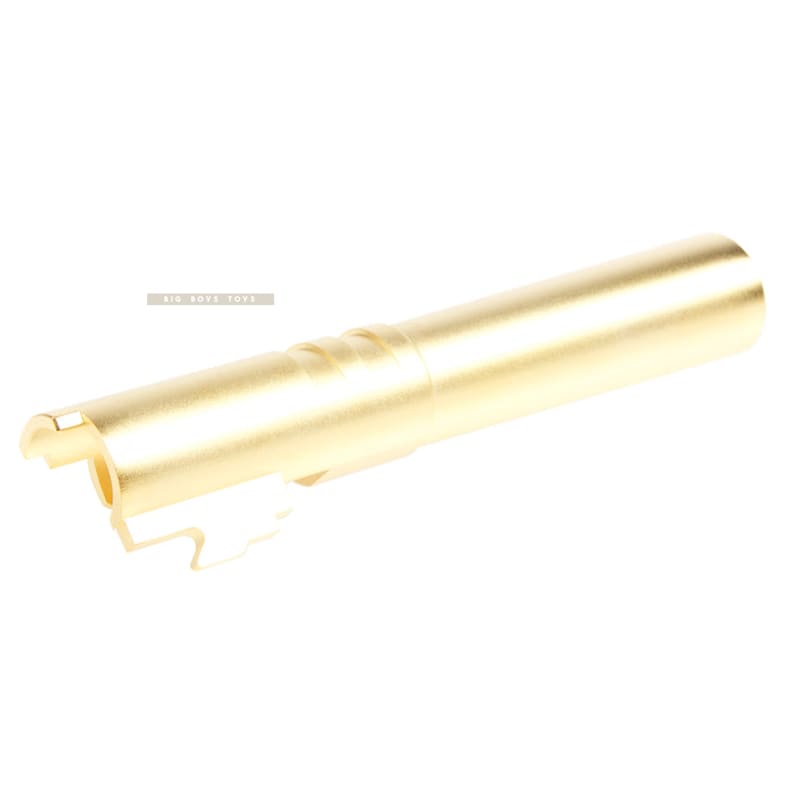 Airsoft Masterpiece .45 ACP Stainless Steel Threaded Fix Outer Barrel for Tokyo Marui Hi - Capa 4.3 GBB - GD - Bang Bang Airsoft