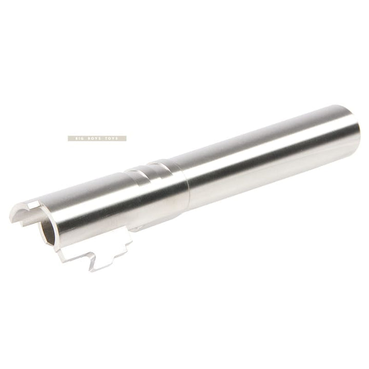 Airsoft Masterpiece .45 ACP Threaded Fix Outer Barrel (11mm CW) for Tokyo Marui Hi - Capa 5.1 GBB - Silver - Bang Bang Airsoft