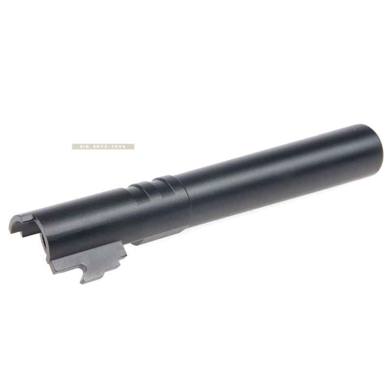 Airsoft Masterpiece .45 Threaded Aluminum Outer Barrel for Tokyo Marui Hi - Capa 5.1 GBB Pistol - Black - Bang Bang Airsoft
