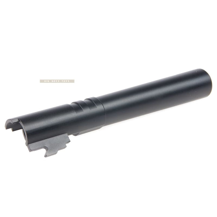 Airsoft Masterpiece .45 Threaded Aluminum Outer Barrel for Tokyo Marui Hi - Capa 5.1 GBB Pistol - Black - Bang Bang Airsoft