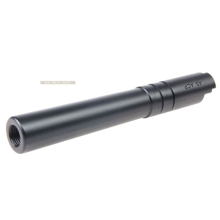 Airsoft Masterpiece .45 Threaded Aluminum Outer Barrel for Tokyo Marui Hi - Capa 5.1 GBB Pistol - Black - Bang Bang Airsoft
