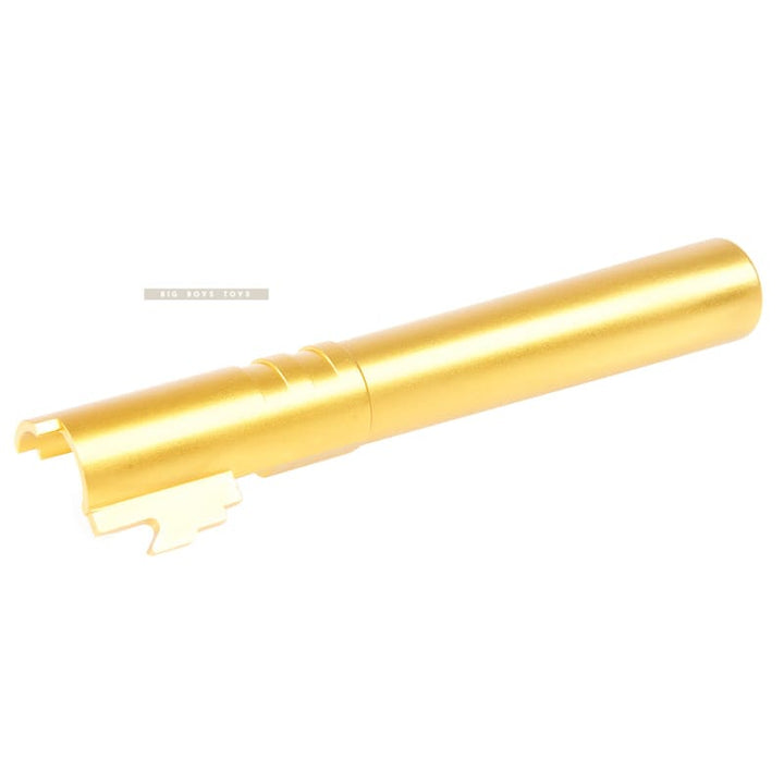 Airsoft Masterpiece .45 Threaded Aluminum Outer Barrel for Tokyo Marui Hi - Capa 5.1 GBB Pistol - Gold - Bang Bang Airsoft