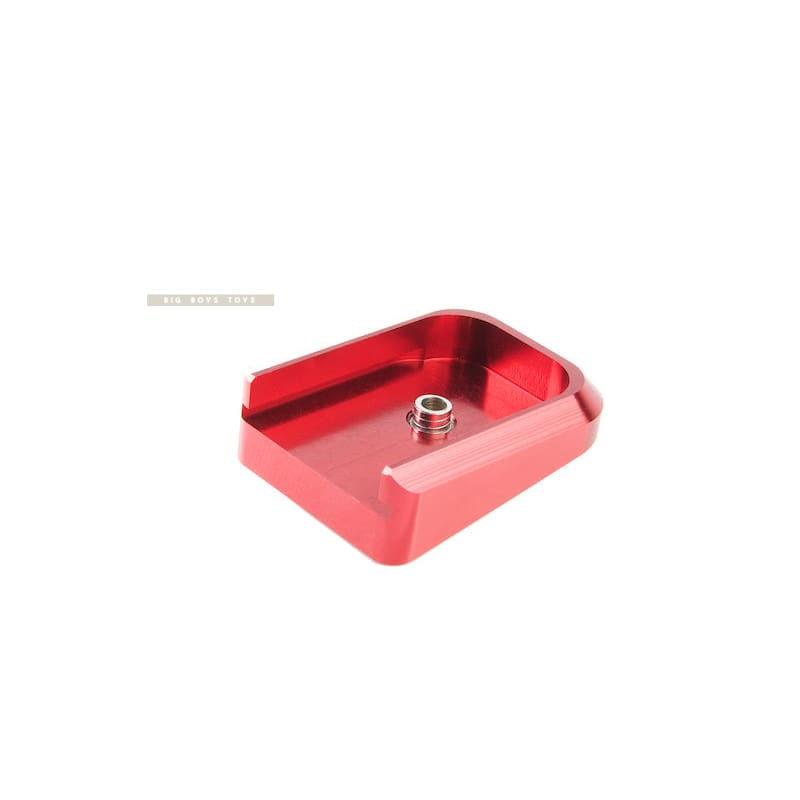 Airsoft Masterpiece Aluminum Magazine Base For Tokyo Marui Hi - Capa 5.1 GBB Pistol - Red - Bang Bang Airsoft