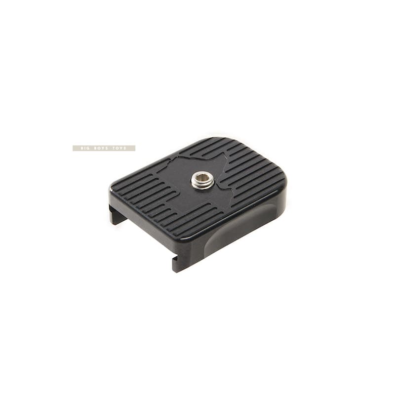 Airsoft Masterpiece Aluminum Magazine Base (STI Style) for Tokyo Marui Hi - Capa 5.1 GBB Pistol - Black - Bang Bang Airsoft