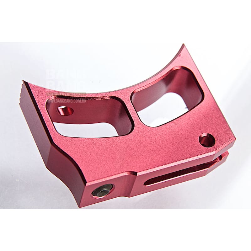 Airsoft Masterpiece Aluminum Trigger (Type 2) for Tokyo Marui Hi - Capa GBB - Red - Bang Bang Airsoft