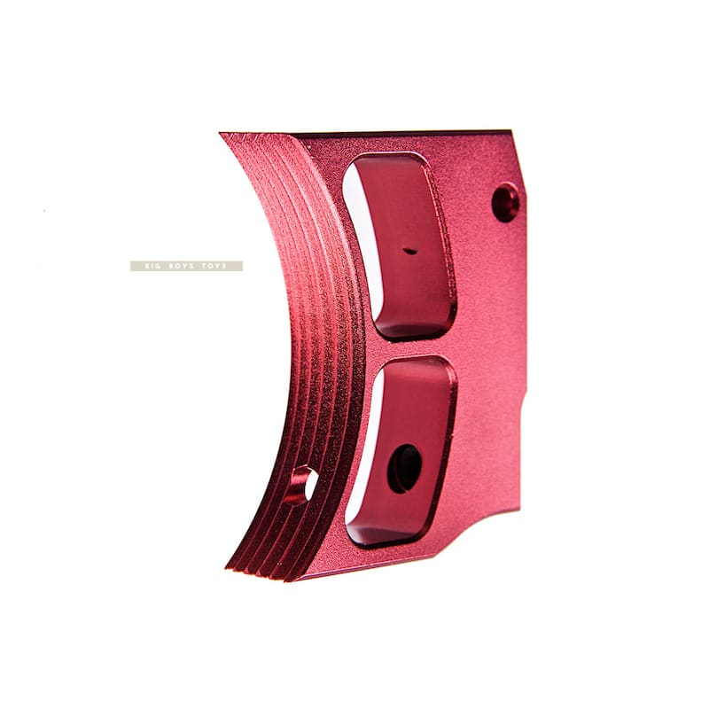Airsoft Masterpiece Aluminum Trigger (Type 2) for Tokyo Marui Hi - Capa GBB - Red - Bang Bang Airsoft