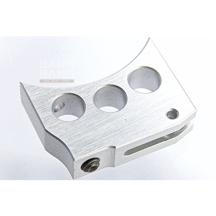 Airsoft Masterpiece Aluminum Trigger (Type 4) for Tokyo Marui Hi - Capa GBB - Silver - Bang Bang Airsoft