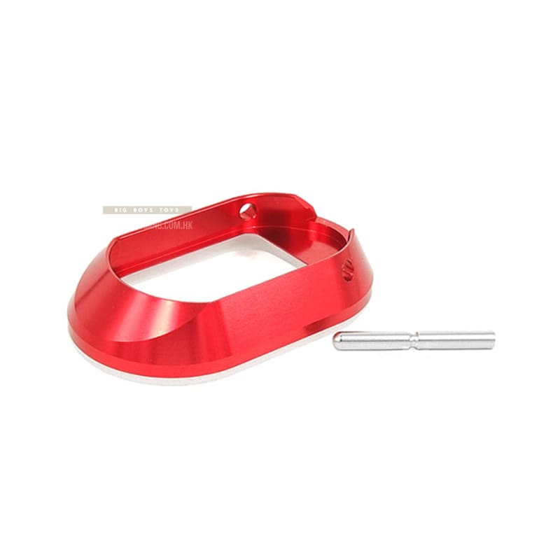 Airsoft Masterpiece CNC Magwell with Rubber Bottom for Tokyo Marui Hi - Capa GBB - Red - Bang Bang Airsoft