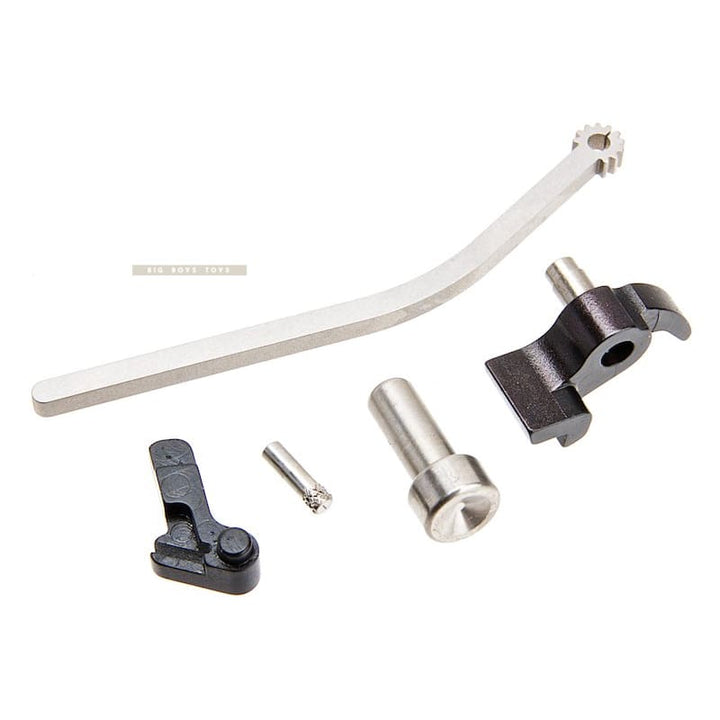 Airsoft Masterpiece CNC Steel Hammer & Sear Set for Tokyo Marui Hi - Capa/ 1911 (Koening) - Silver - Bang Bang Airsoft