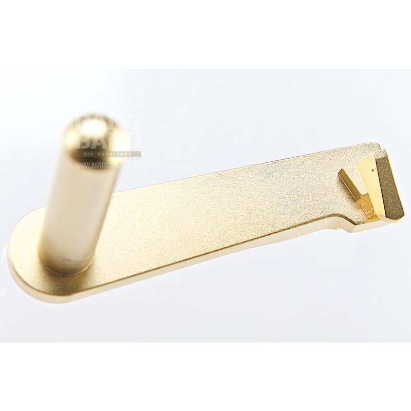 Airsoft Masterpiece CNC Steel Slide Stop (Type 2) for Tokyo Marui Hi - Capa GBB - Gold - Bang Bang Airsoft