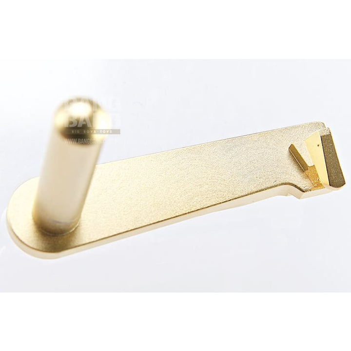 Airsoft Masterpiece CNC Steel Slide Stop (Type 2) for Tokyo Marui Hi - Capa GBB - Gold - Bang Bang Airsoft