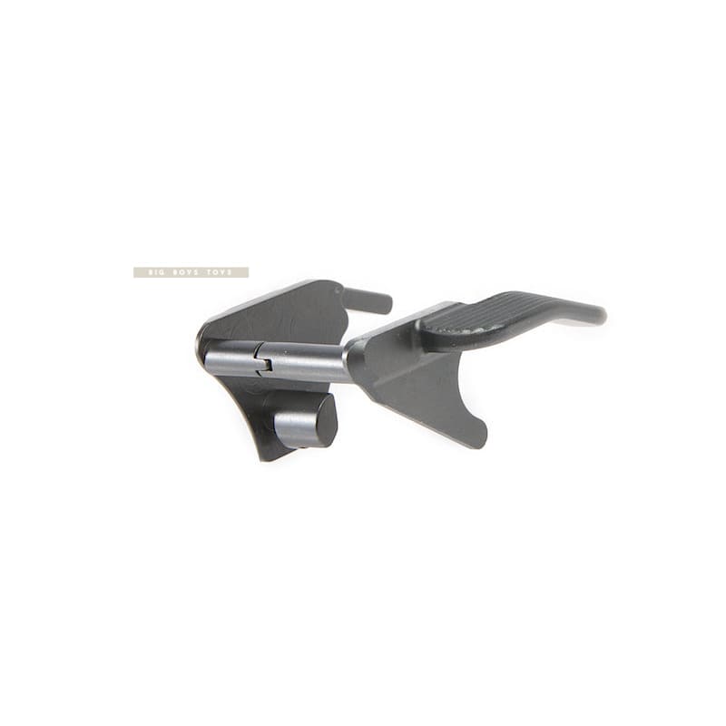 Airsoft Masterpiece CNC Steel Thumb Safeties (Type 1) for Tokyo Marui Hi - Capa GBB - Matt Black - Bang Bang Airsoft