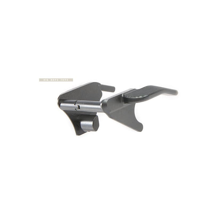 Airsoft Masterpiece CNC Steel Thumb Safeties (Type 1) for Tokyo Marui Hi - Capa GBB - Matt Black - Bang Bang Airsoft