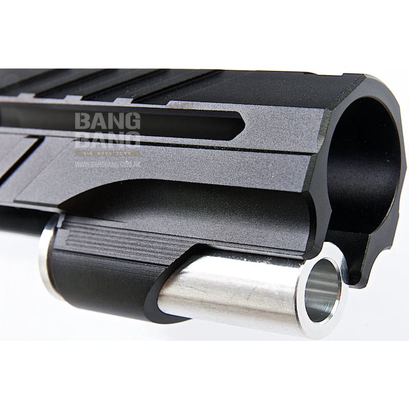Airsoft Masterpiece Custom 'Alpha' Standard Slide for Tokyo Marui Hi - Capa / 1911 GBB - Black - Bang Bang Airsoft