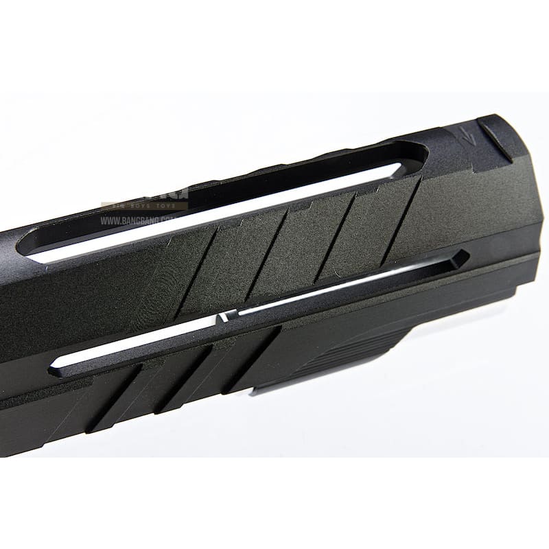Airsoft Masterpiece Custom 'Alpha' Standard Slide for Tokyo Marui Hi - Capa / 1911 GBB - Black - Bang Bang Airsoft