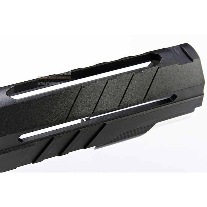 Airsoft Masterpiece Custom 'Alpha' Standard Slide for Tokyo Marui Hi - Capa / 1911 GBB - Black - Bang Bang Airsoft