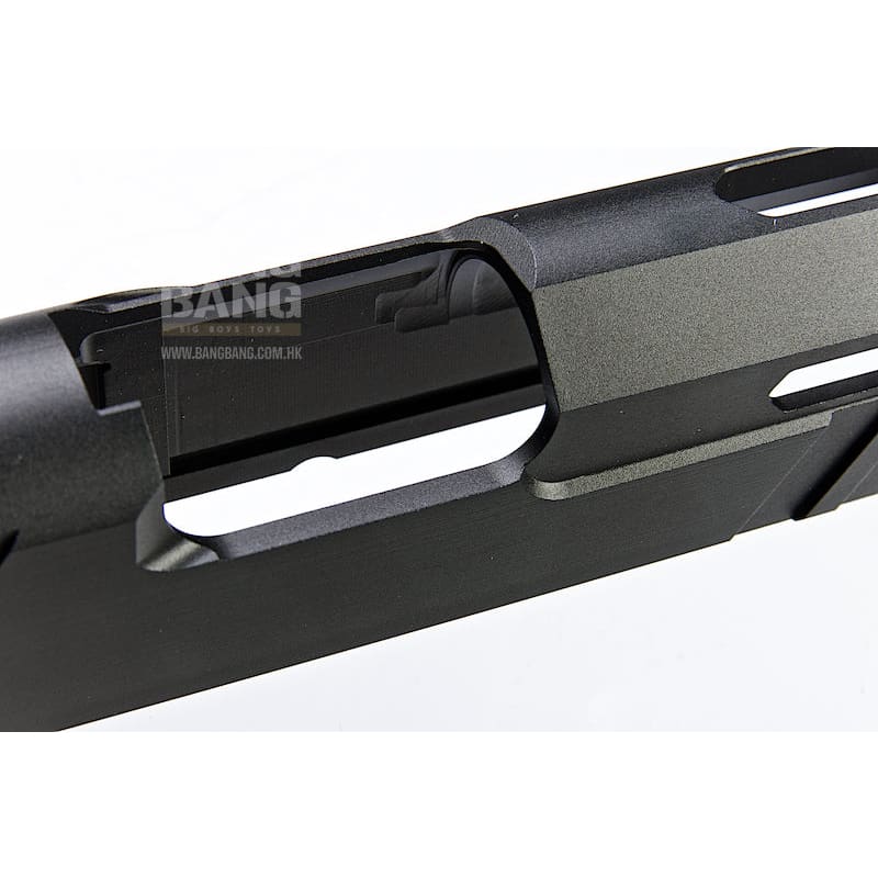 Airsoft Masterpiece Custom 'Alpha' Standard Slide for Tokyo Marui Hi - Capa / 1911 GBB - Black - Bang Bang Airsoft