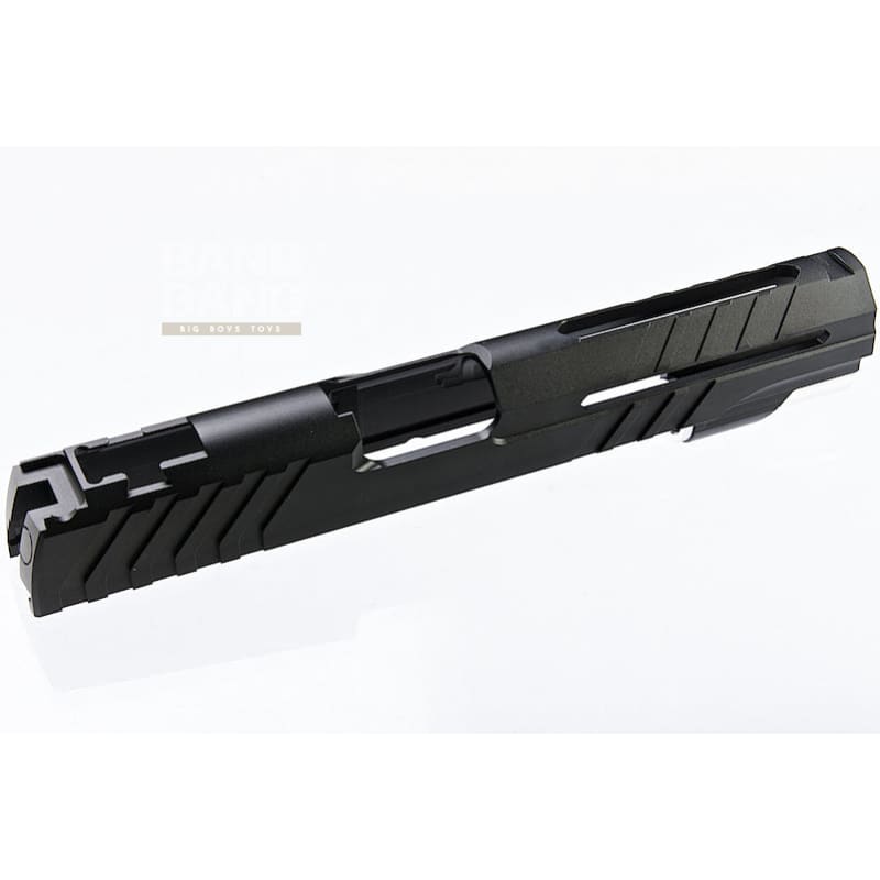 Airsoft Masterpiece Custom 'Alpha' Standard Slide for Tokyo Marui Hi - Capa / 1911 GBB - Black - Bang Bang Airsoft
