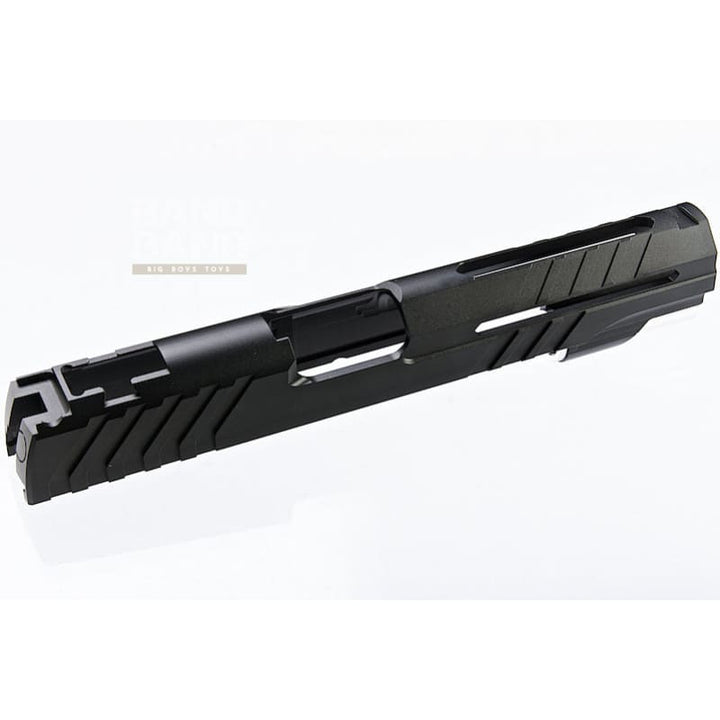 Airsoft Masterpiece Custom 'Alpha' Standard Slide for Tokyo Marui Hi - Capa / 1911 GBB - Black - Bang Bang Airsoft